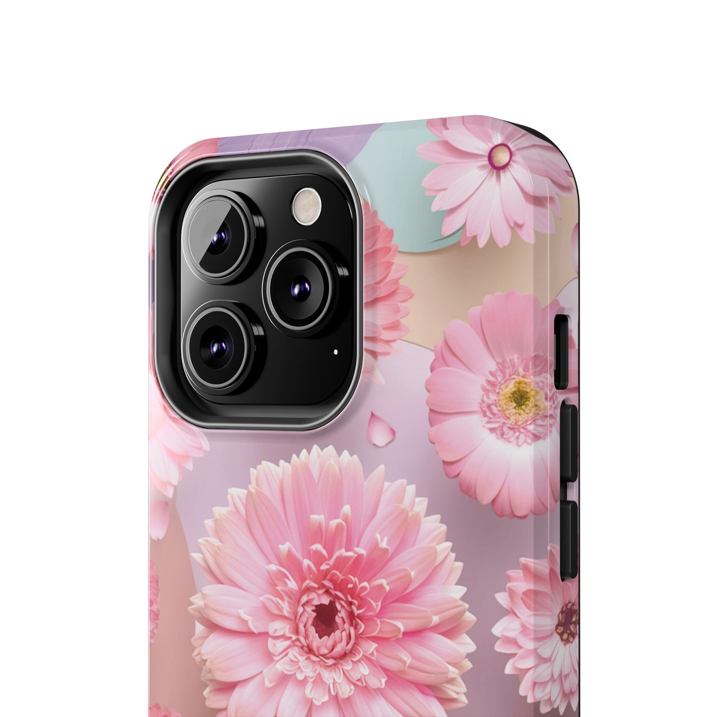Pink Floral Bliss - Tough Phone Cases