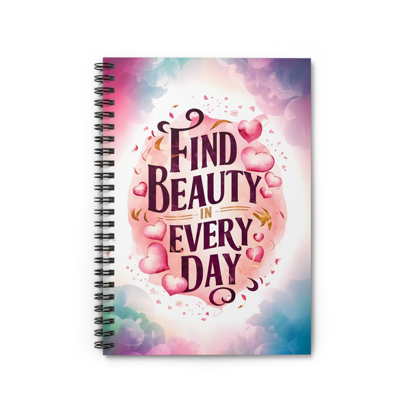 Find Beauty in Everyday Spiral Notebook - Ruled Line