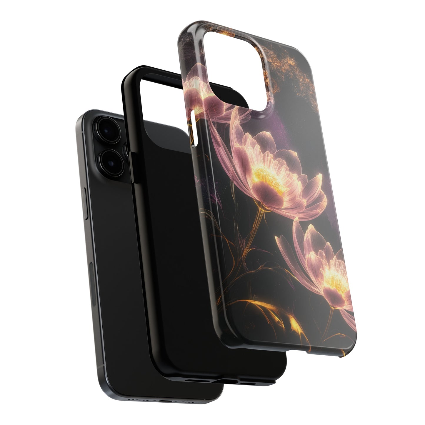 Night Lotus Glow - Tough Phone Cases