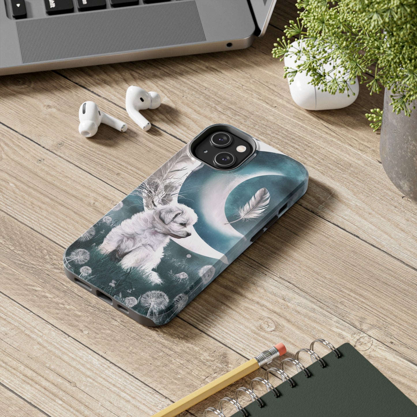 Enchanted Lunar Pup - Tough Phone Cases