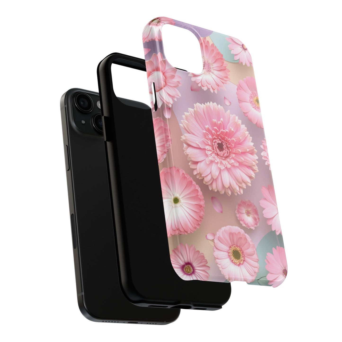 Pink Floral Bliss - Tough Phone Cases
