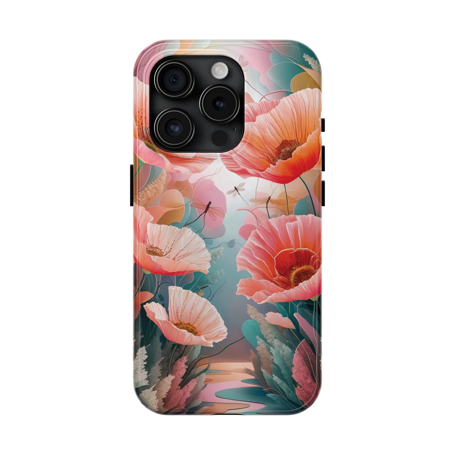 Whimsical Wings and Petal Whispers - Tough Phone Cases