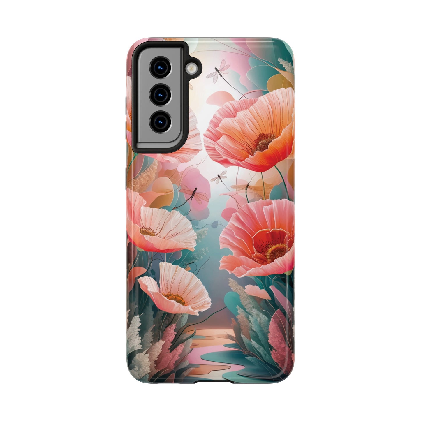 Whimsical Wings and Petal Whispers - Tough Phone Cases