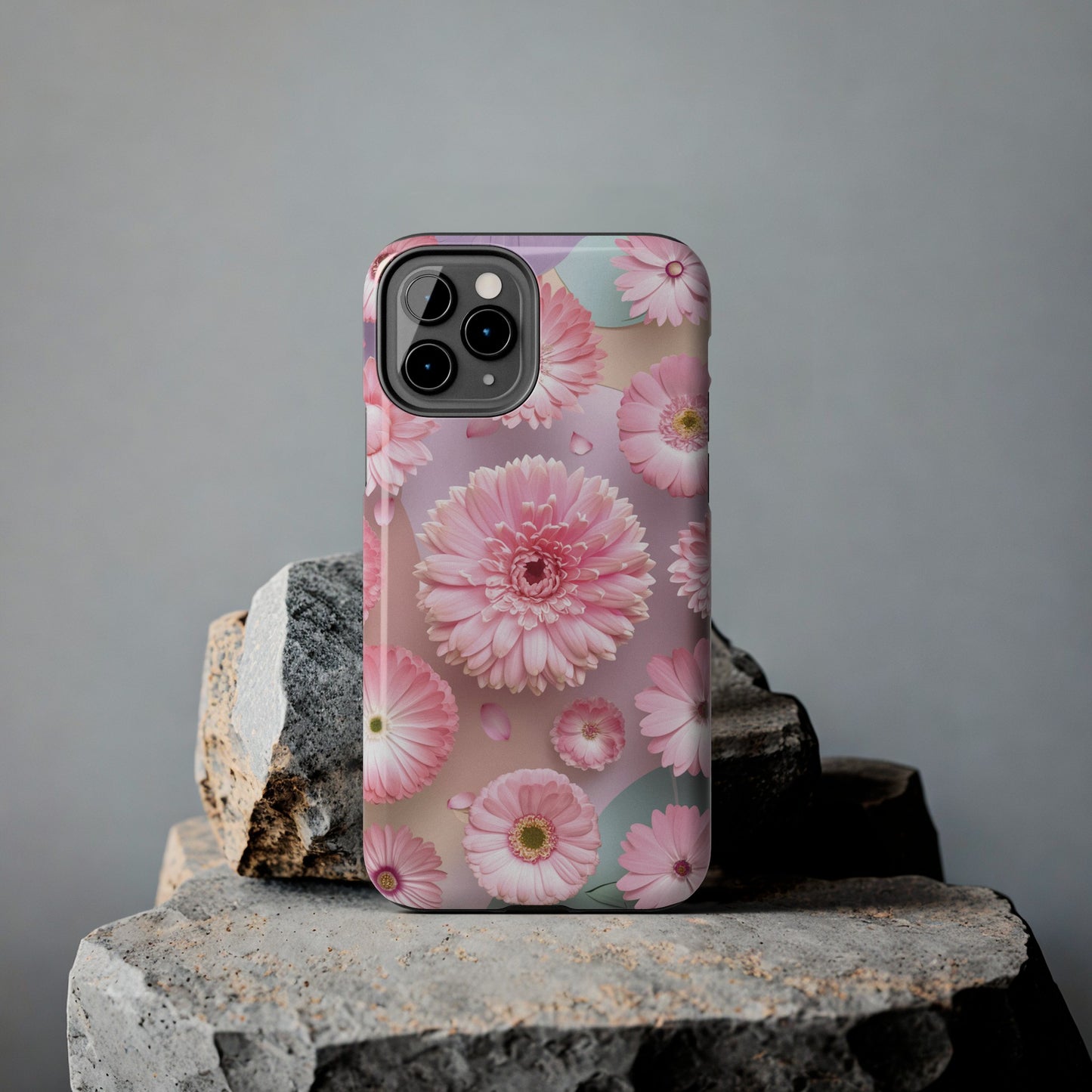 Pink Floral Bliss - Tough Phone Cases