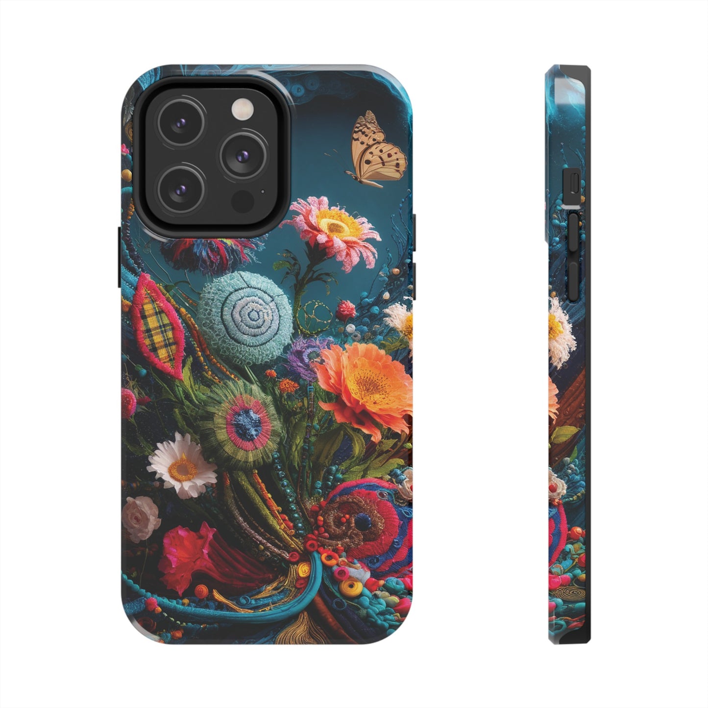 Botanical Sewing Whimsy - Tough Phone Cases