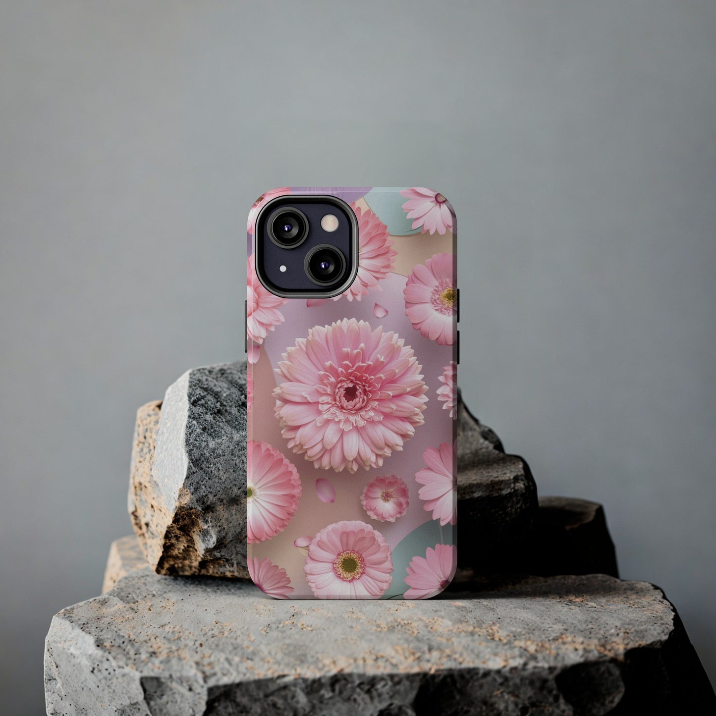 Pink Floral Bliss - Tough Phone Cases