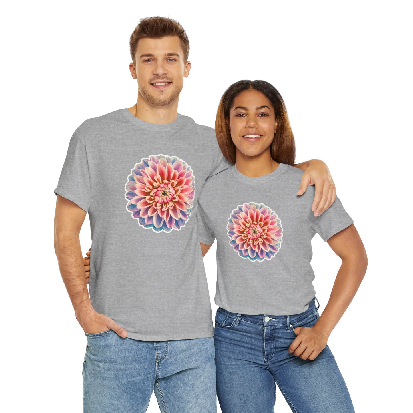 "A Chrysanthemum Blossom" - Unisex Cotton Tee