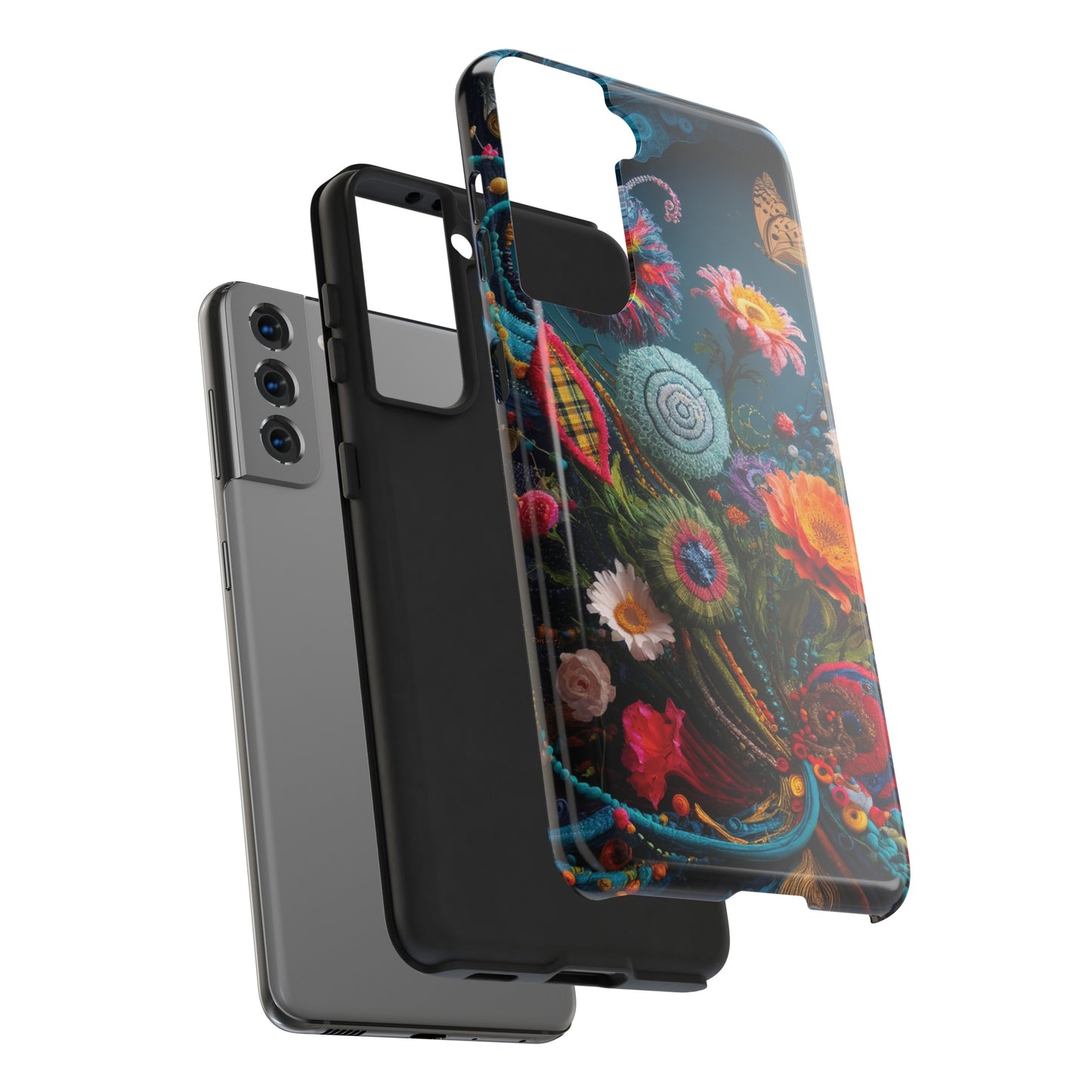 Botanical Sewing Whimsy - Tough Phone Cases