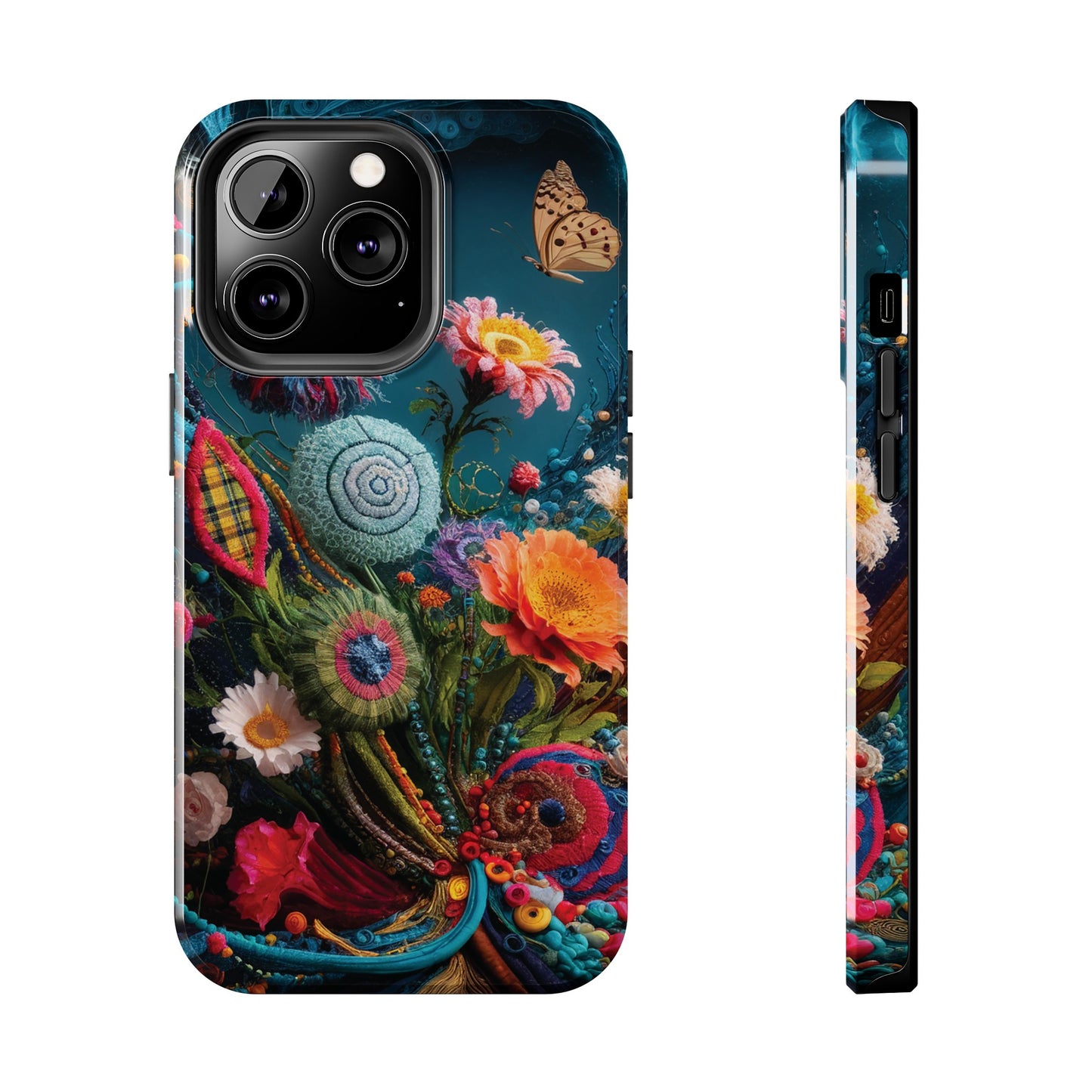 Botanical Sewing Whimsy - Tough Phone Cases