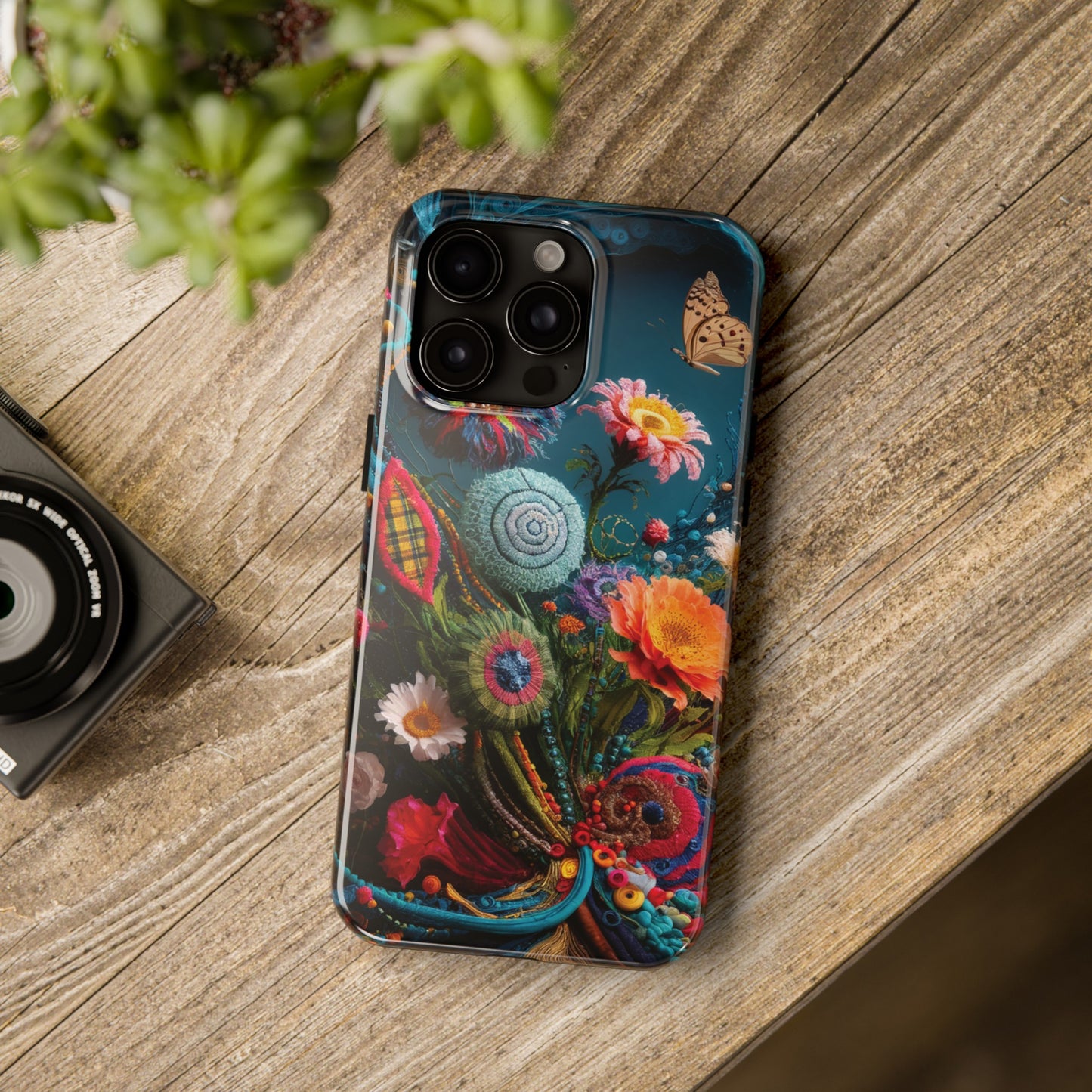 Botanical Sewing Whimsy - Tough Phone Cases