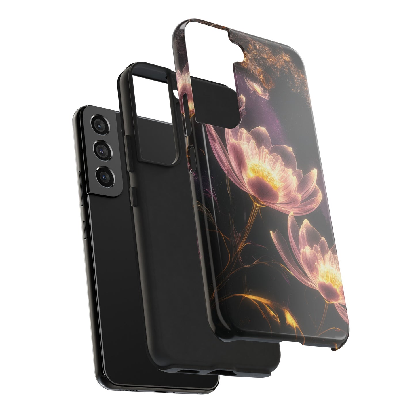 Night Lotus Glow - Tough Phone Cases