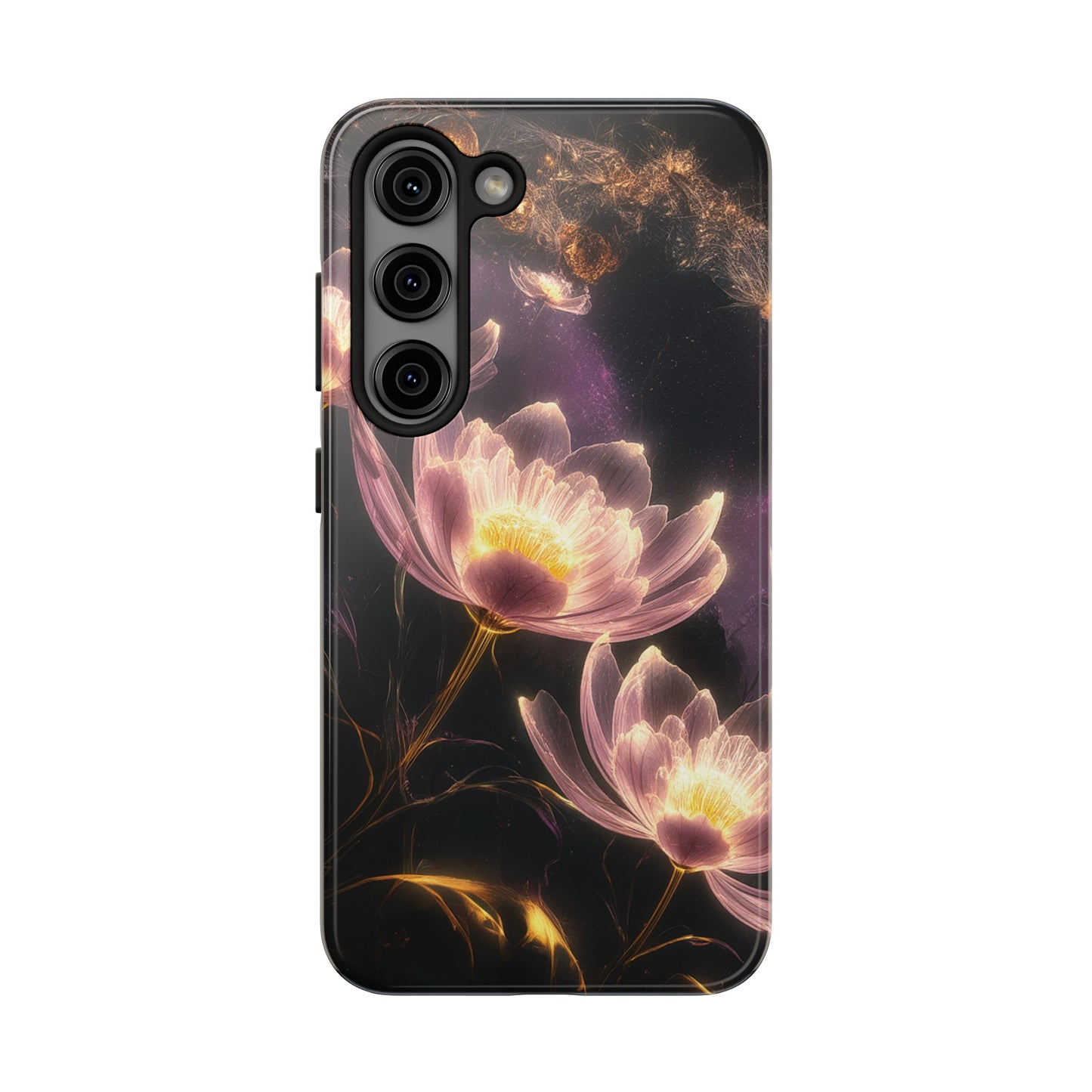 Night Lotus Glow - Tough Phone Cases