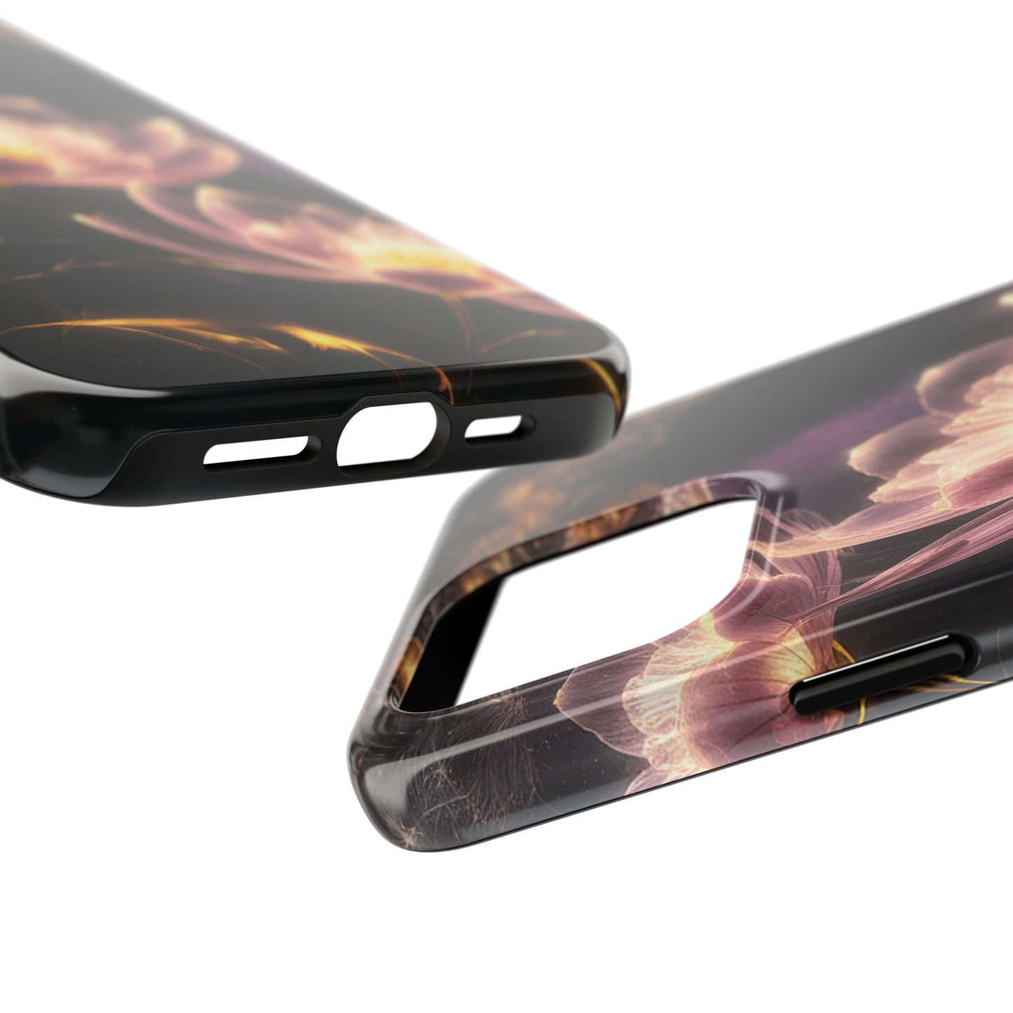 Night Lotus Glow - Tough Phone Cases