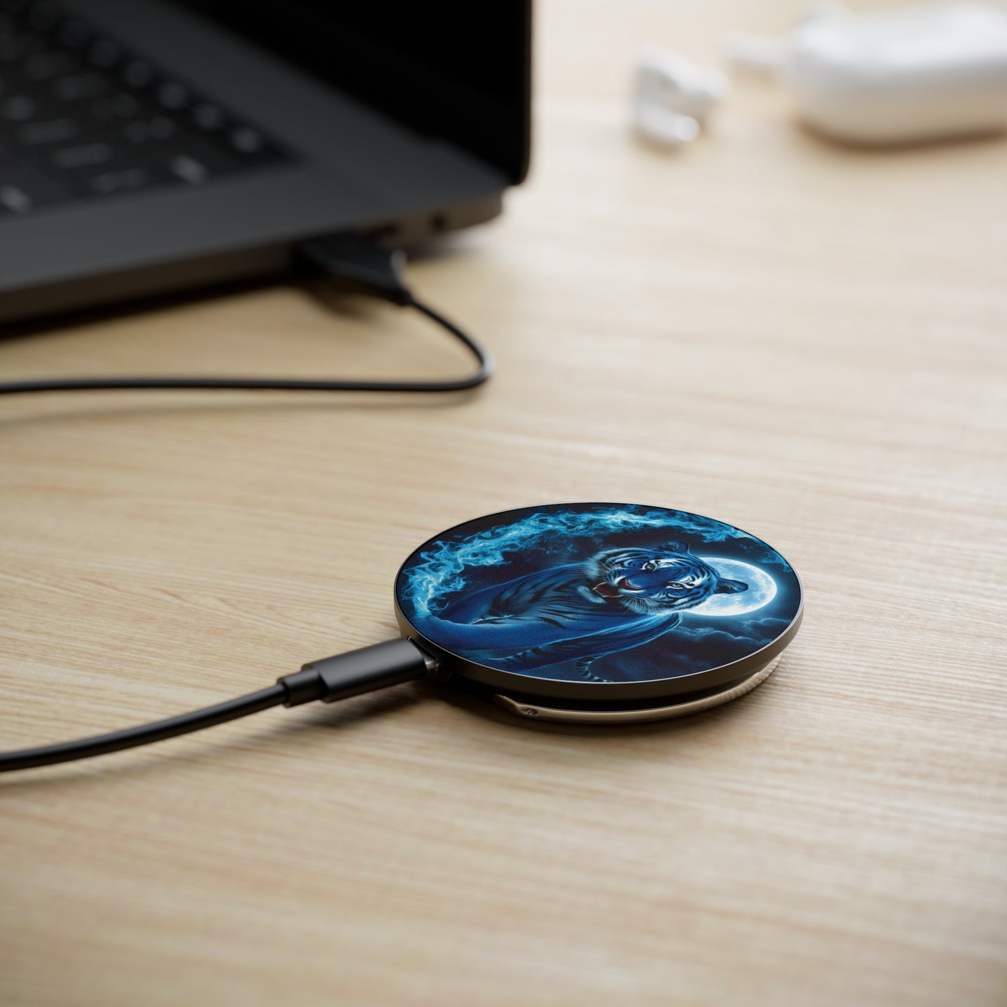 Midnight Azure Tiger - Magnetic Induction Charger
