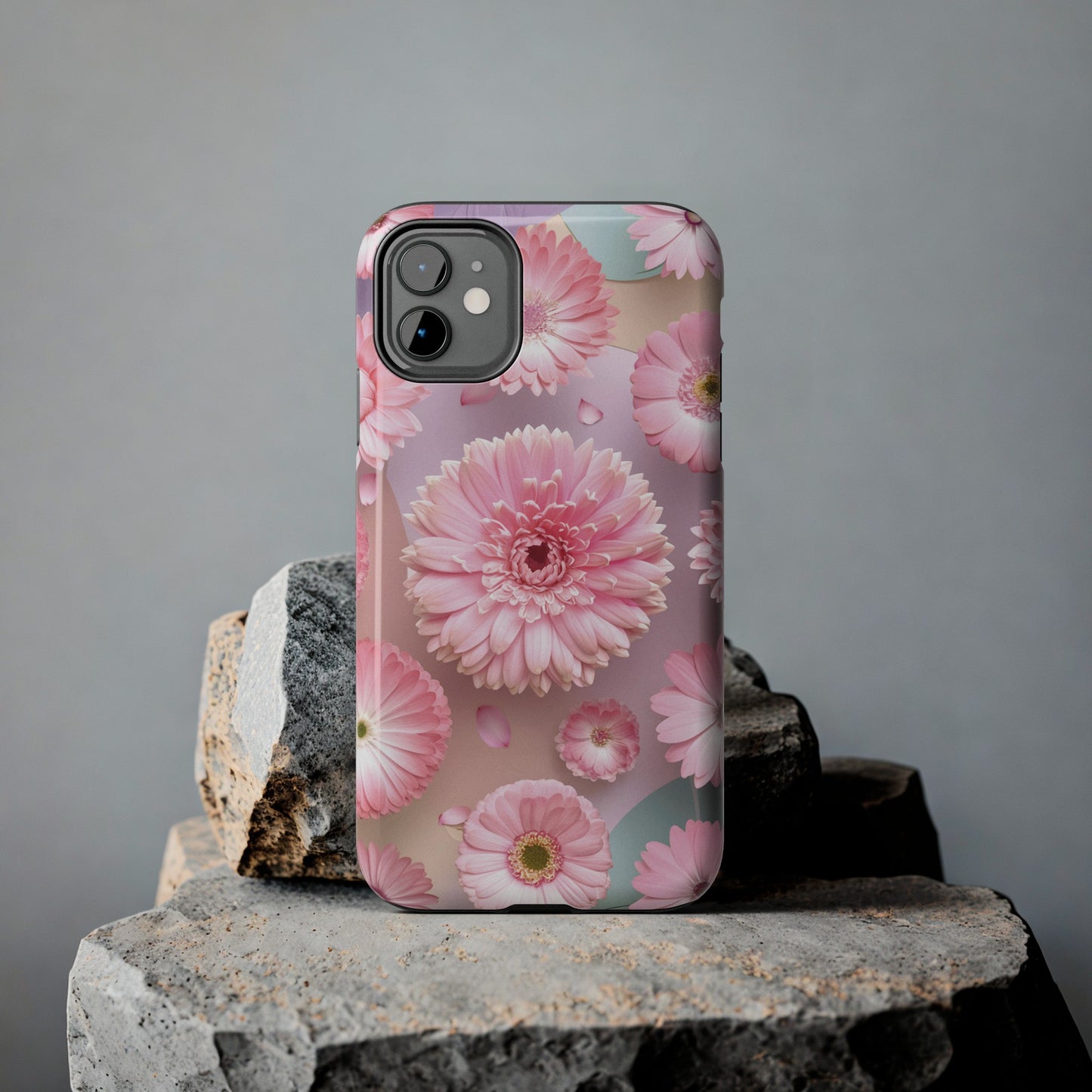 Pink Floral Bliss - Tough Phone Cases