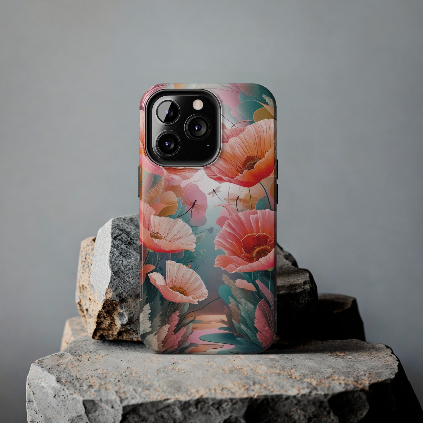 Whimsical Wings and Petal Whispers - Tough Phone Cases