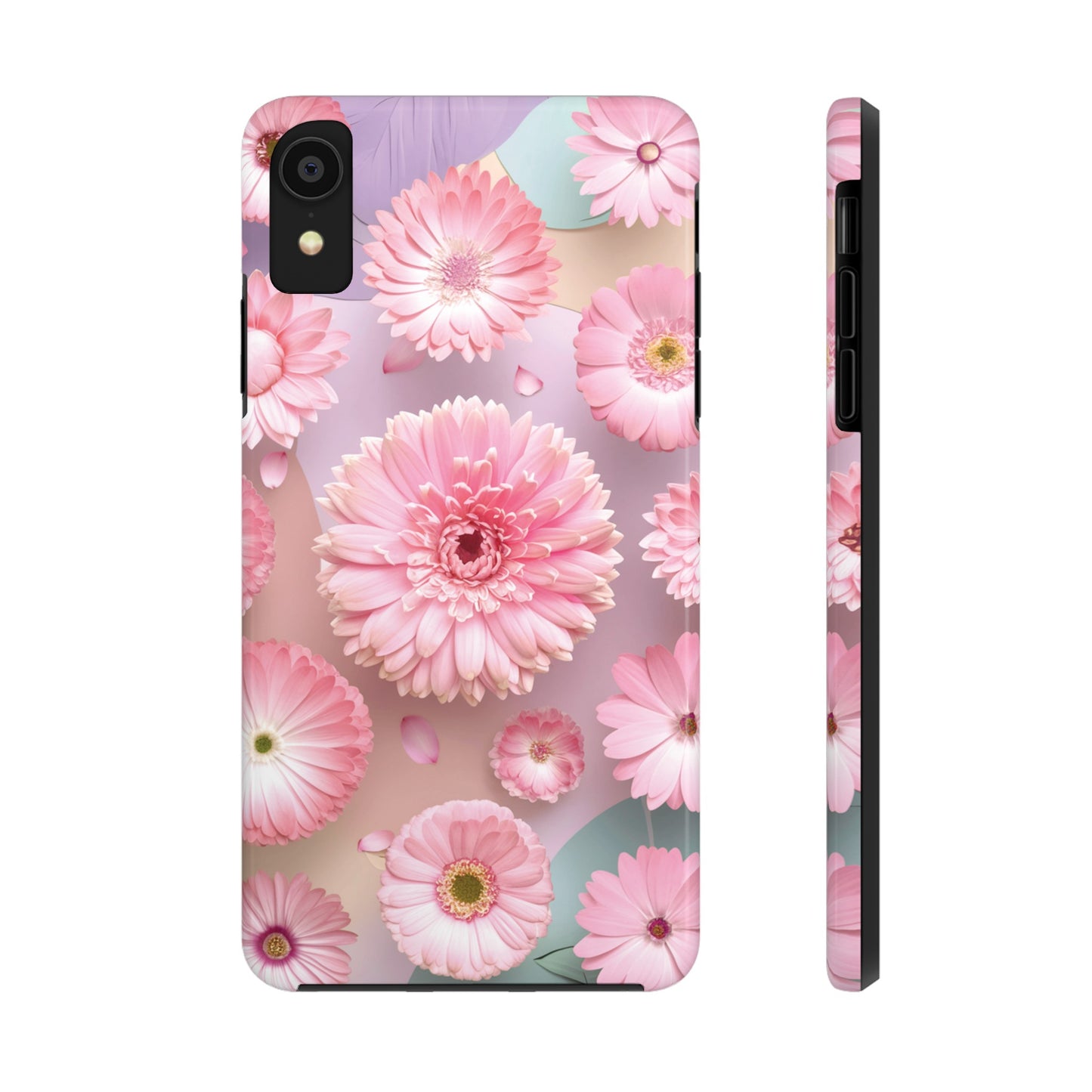 Pink Floral Bliss - Tough Phone Cases