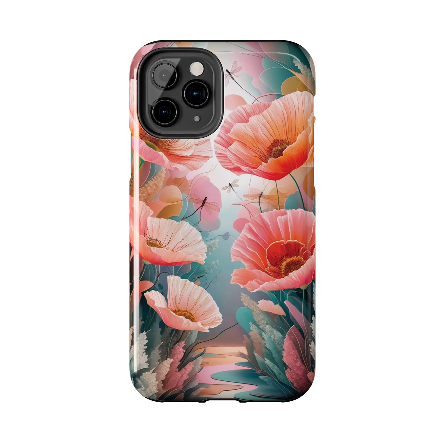 Whimsical Wings and Petal Whispers - Tough Phone Cases