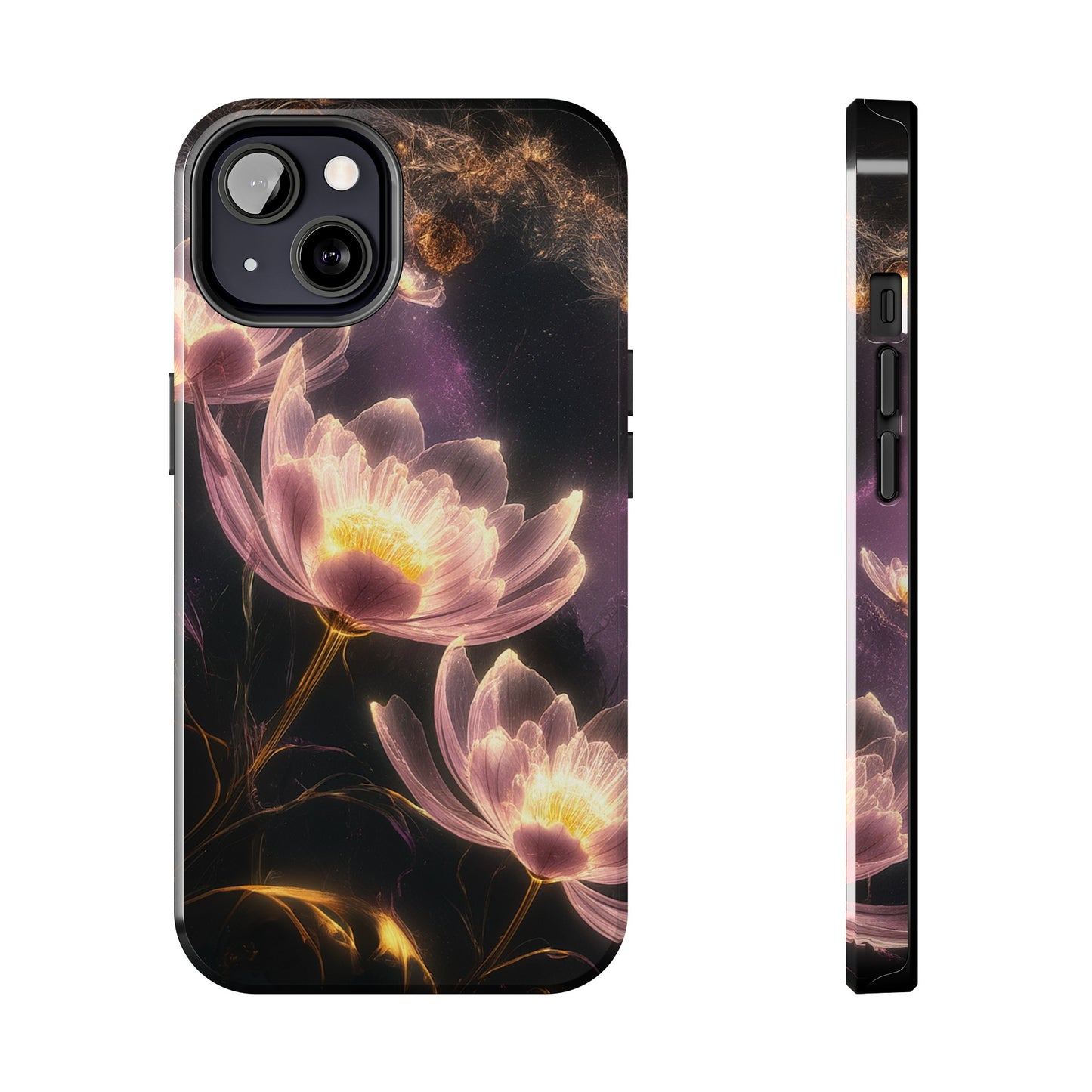 Night Lotus Glow - Tough Phone Cases