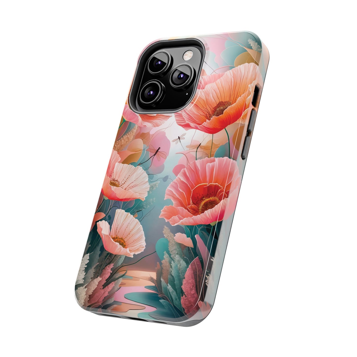 Whimsical Wings and Petal Whispers - Tough Phone Cases
