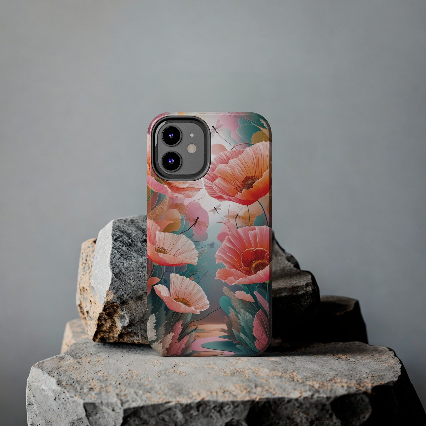 Whimsical Wings and Petal Whispers - Tough Phone Cases