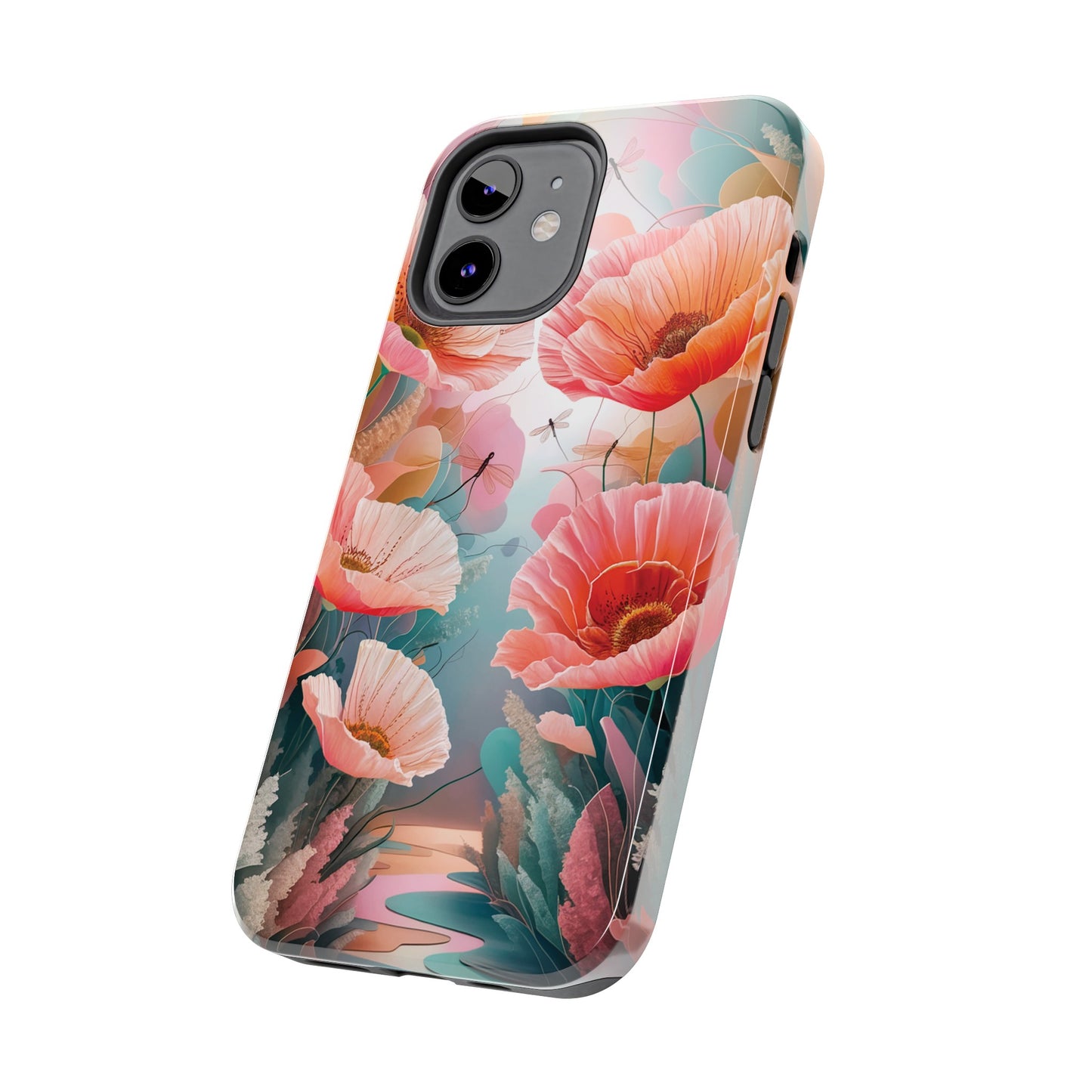 Whimsical Wings and Petal Whispers - Tough Phone Cases
