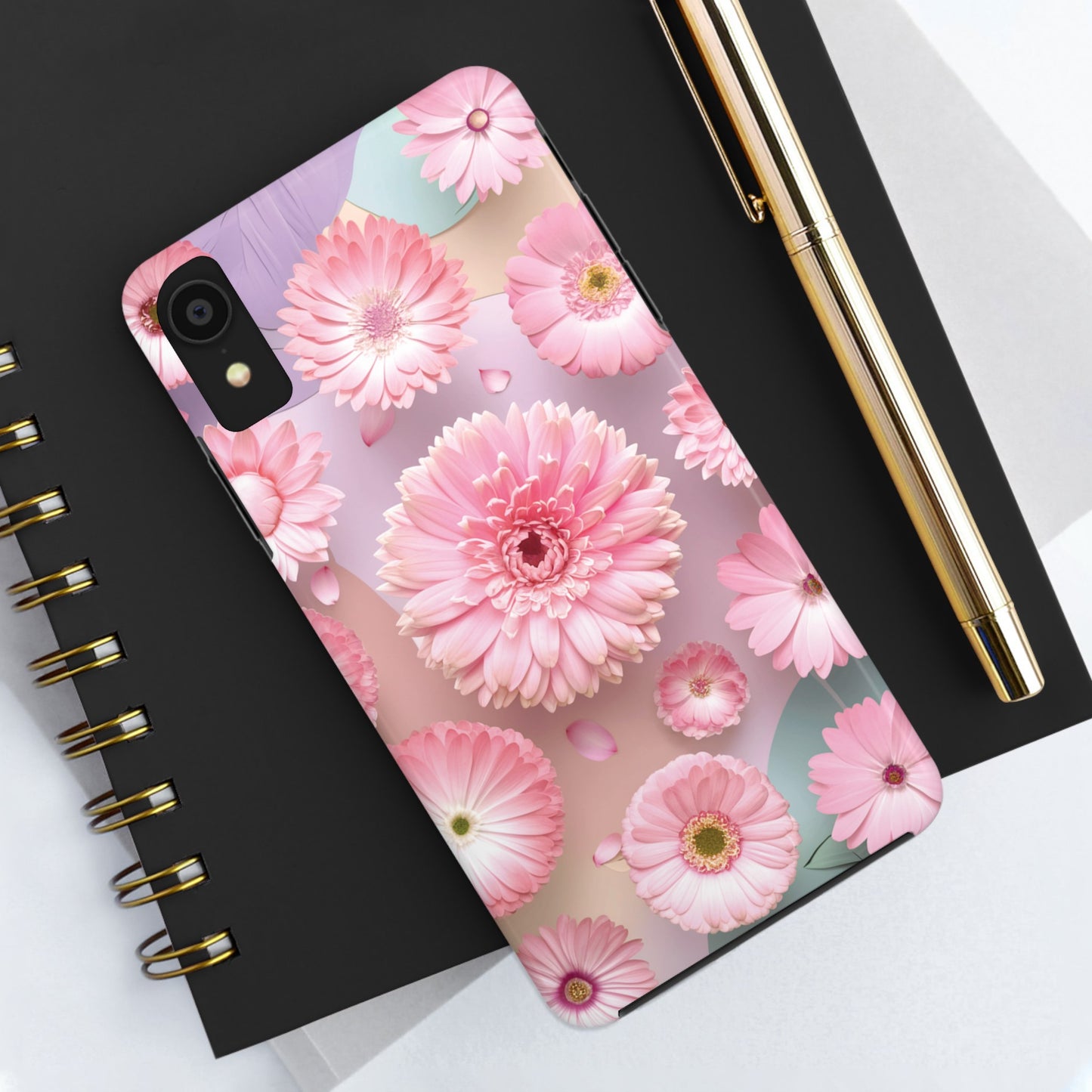 Pink Floral Bliss - Tough Phone Cases