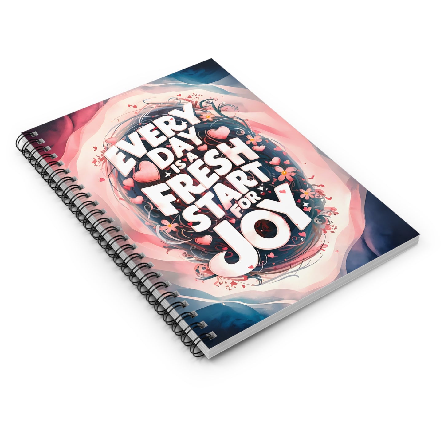 Everyday is a Fresh Stary for Joy Spiral Notebook - Ruled Line