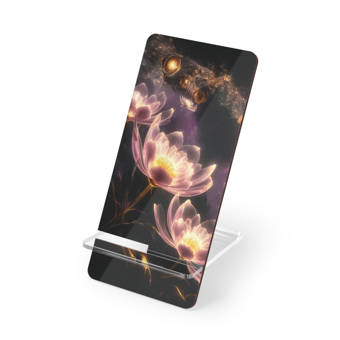 Night Lotus Glow - Display Stand for Smartphones