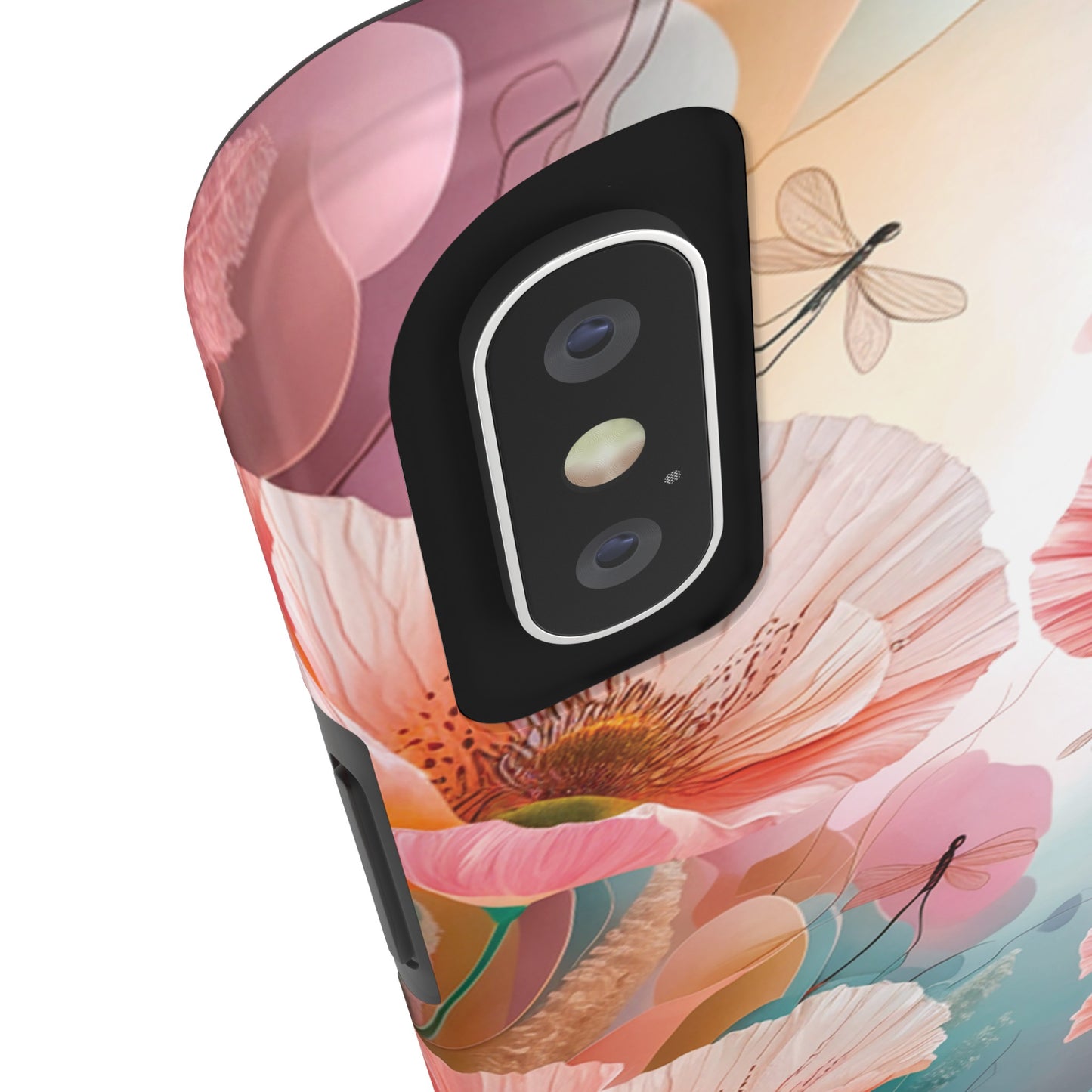 Whimsical Wings and Petal Whispers - Tough Phone Cases