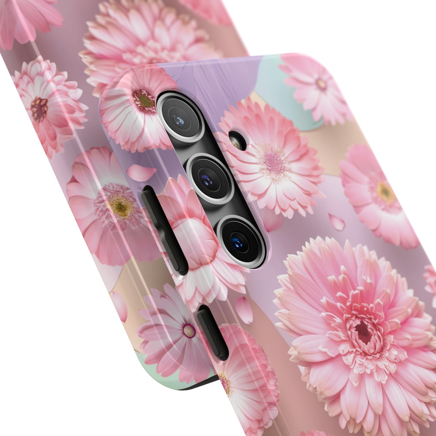 Pink Floral Bliss - Tough Phone Cases