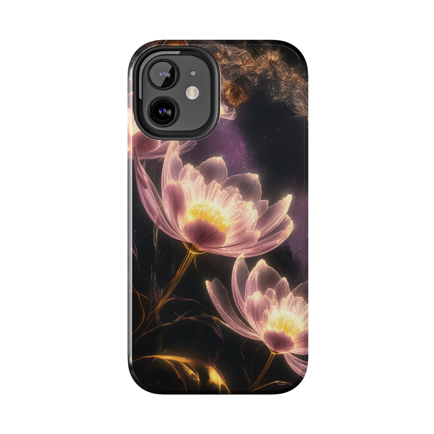 Night Lotus Glow - Tough Phone Cases