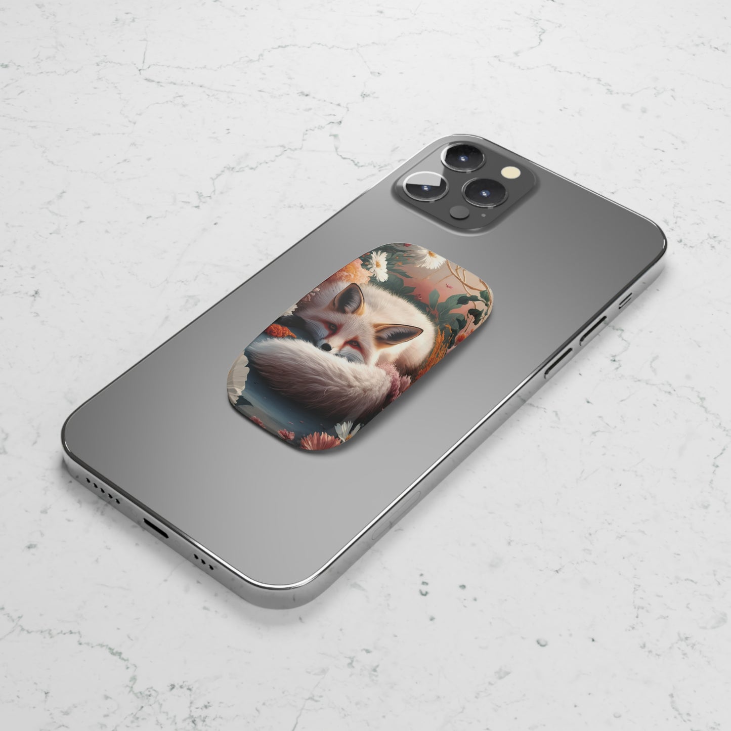 Slumbering Kitsune - Phone Click-On Grip