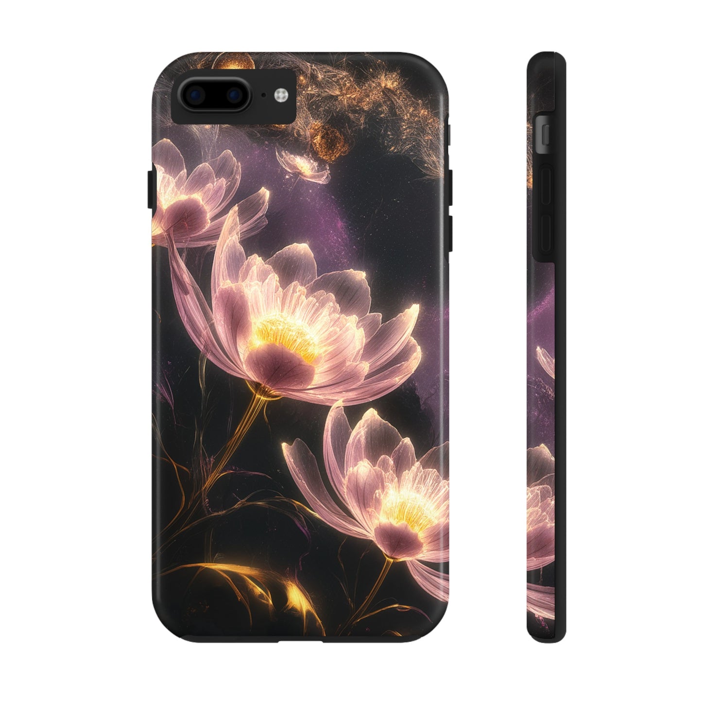 Night Lotus Glow - Tough Phone Cases