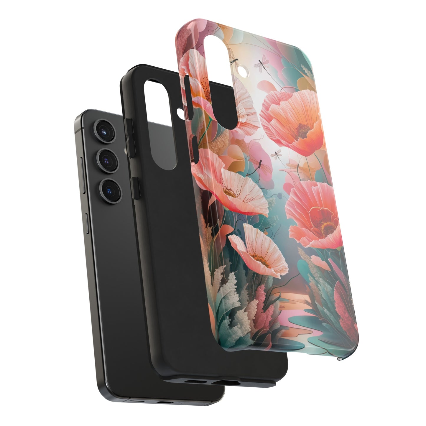Whimsical Wings and Petal Whispers - Tough Phone Cases