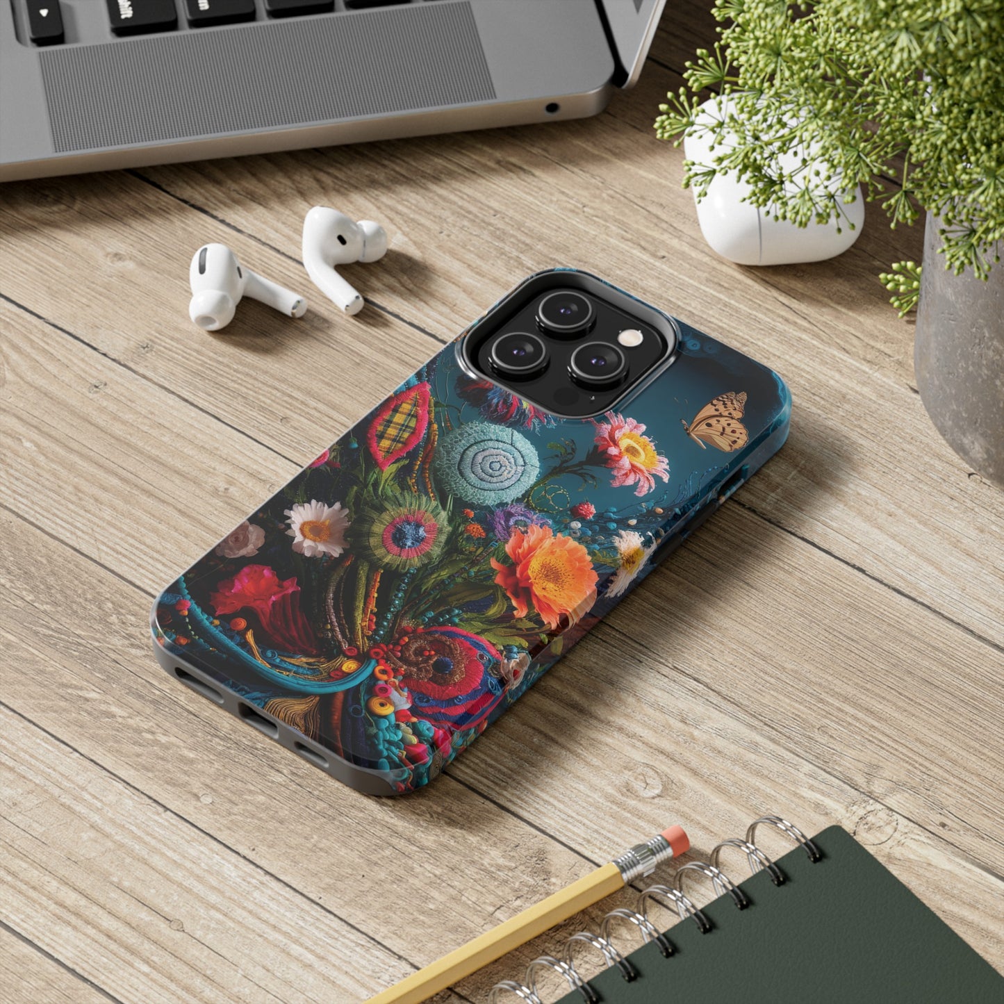 Botanical Sewing Whimsy - Tough Phone Cases