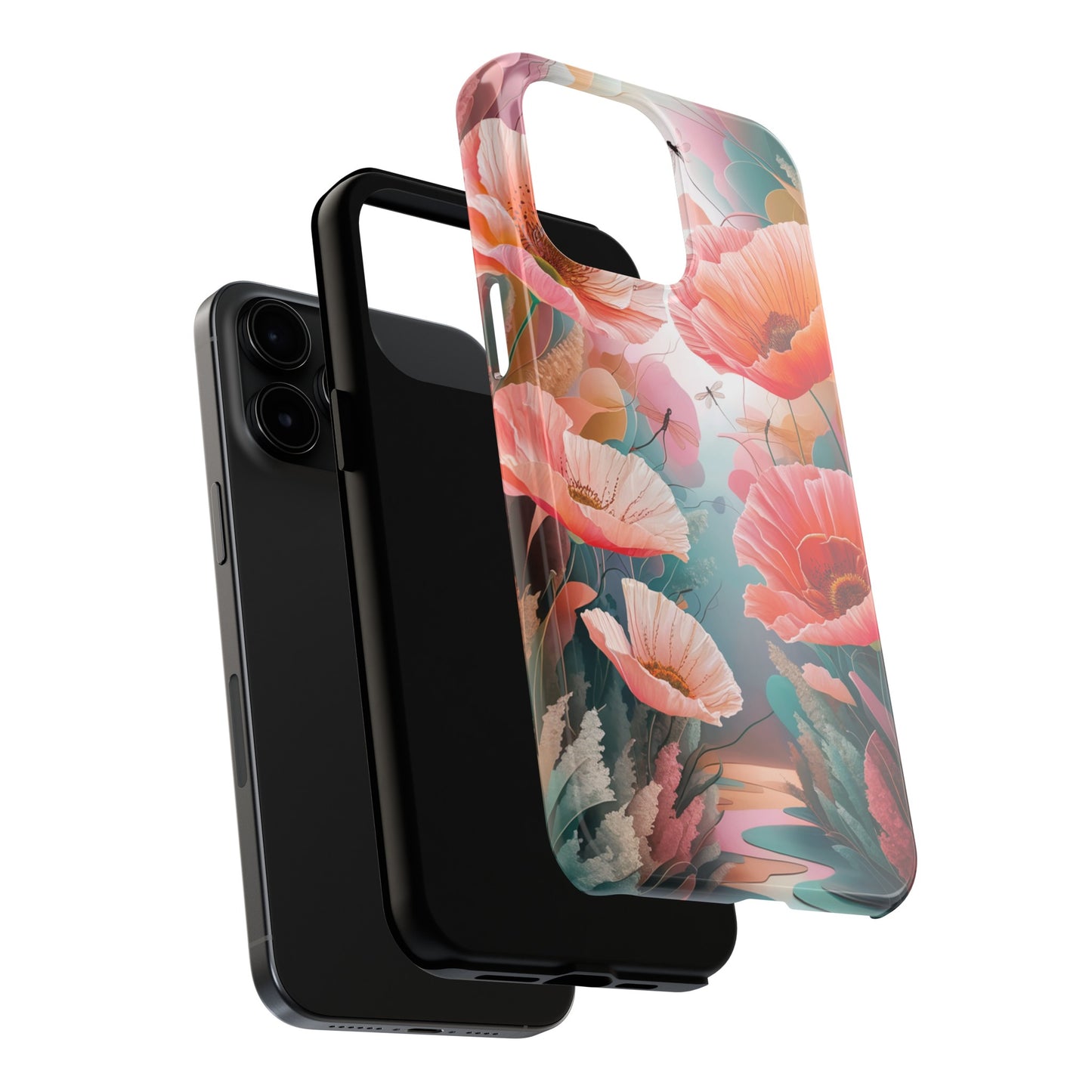 Whimsical Wings and Petal Whispers - Tough Phone Cases