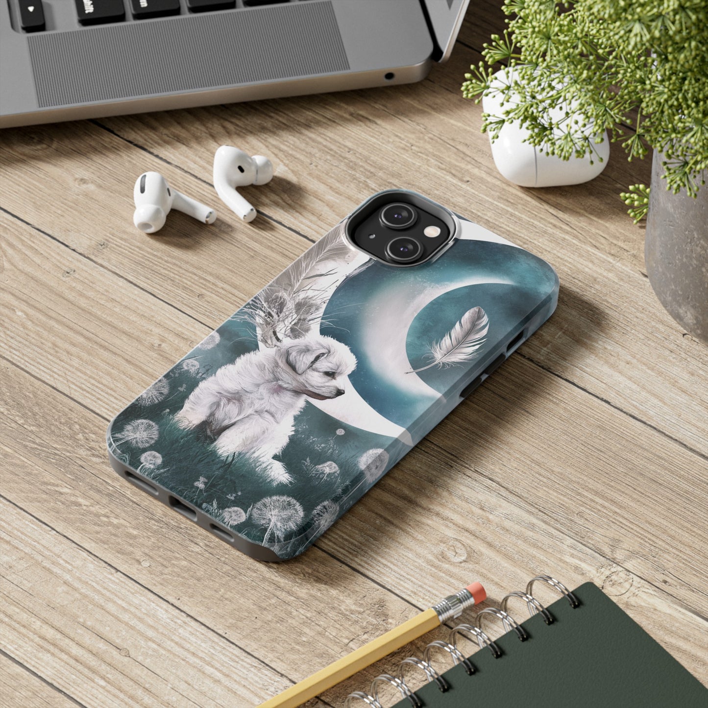 Enchanted Lunar Pup - Tough Phone Cases