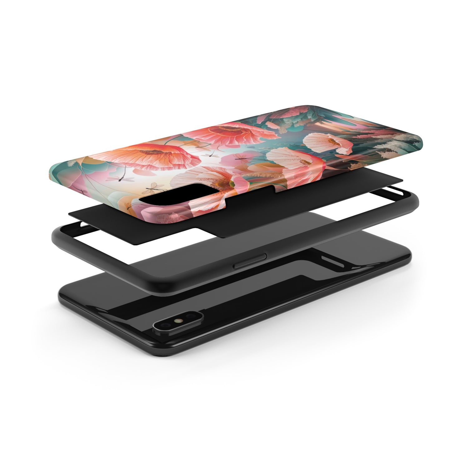 Whimsical Wings and Petal Whispers - Tough Phone Cases