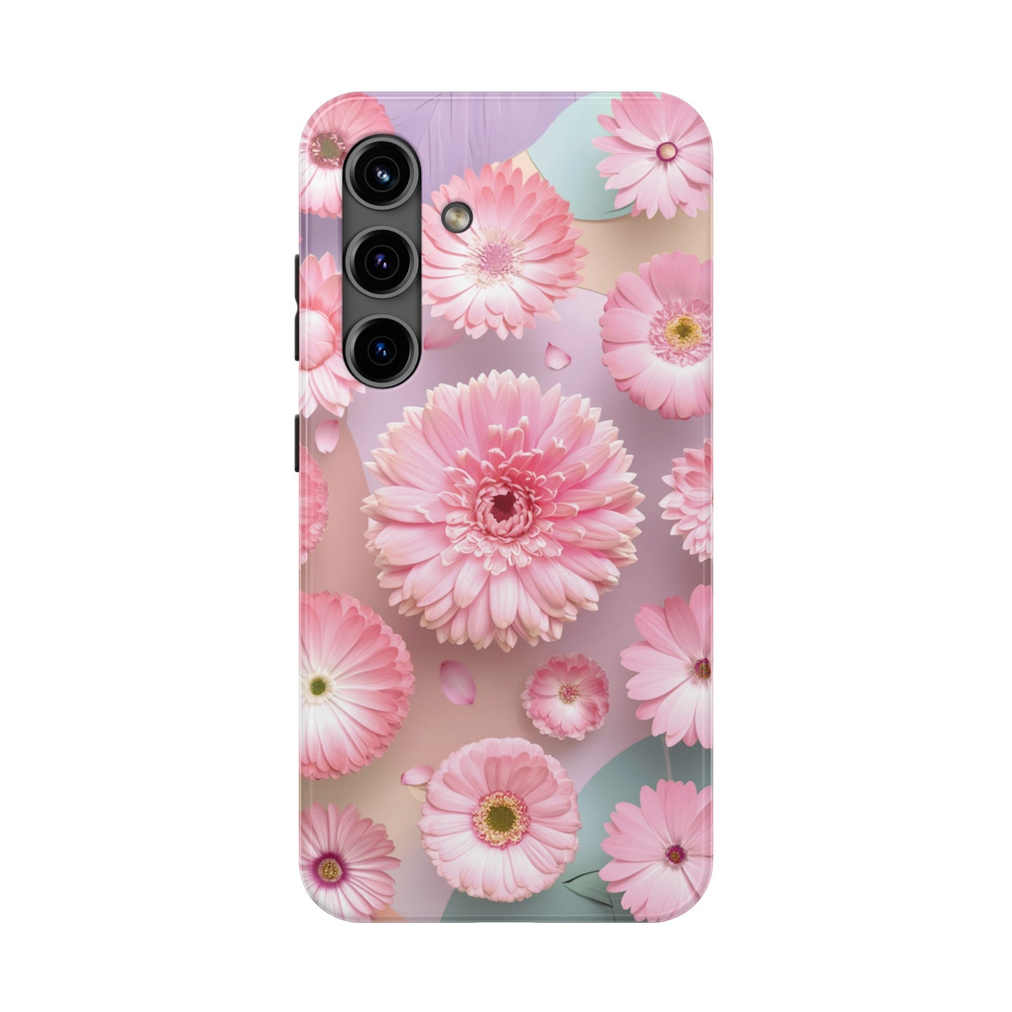 Pink Floral Bliss - Tough Phone Cases
