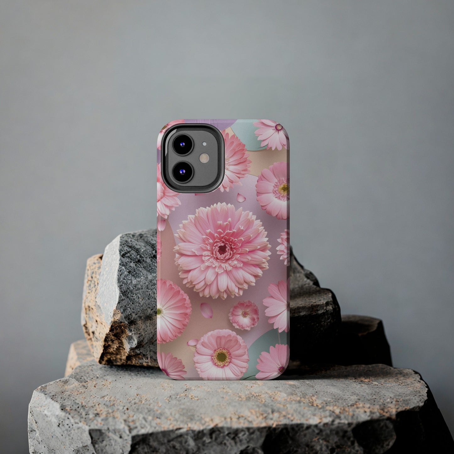 Pink Floral Bliss - Tough Phone Cases