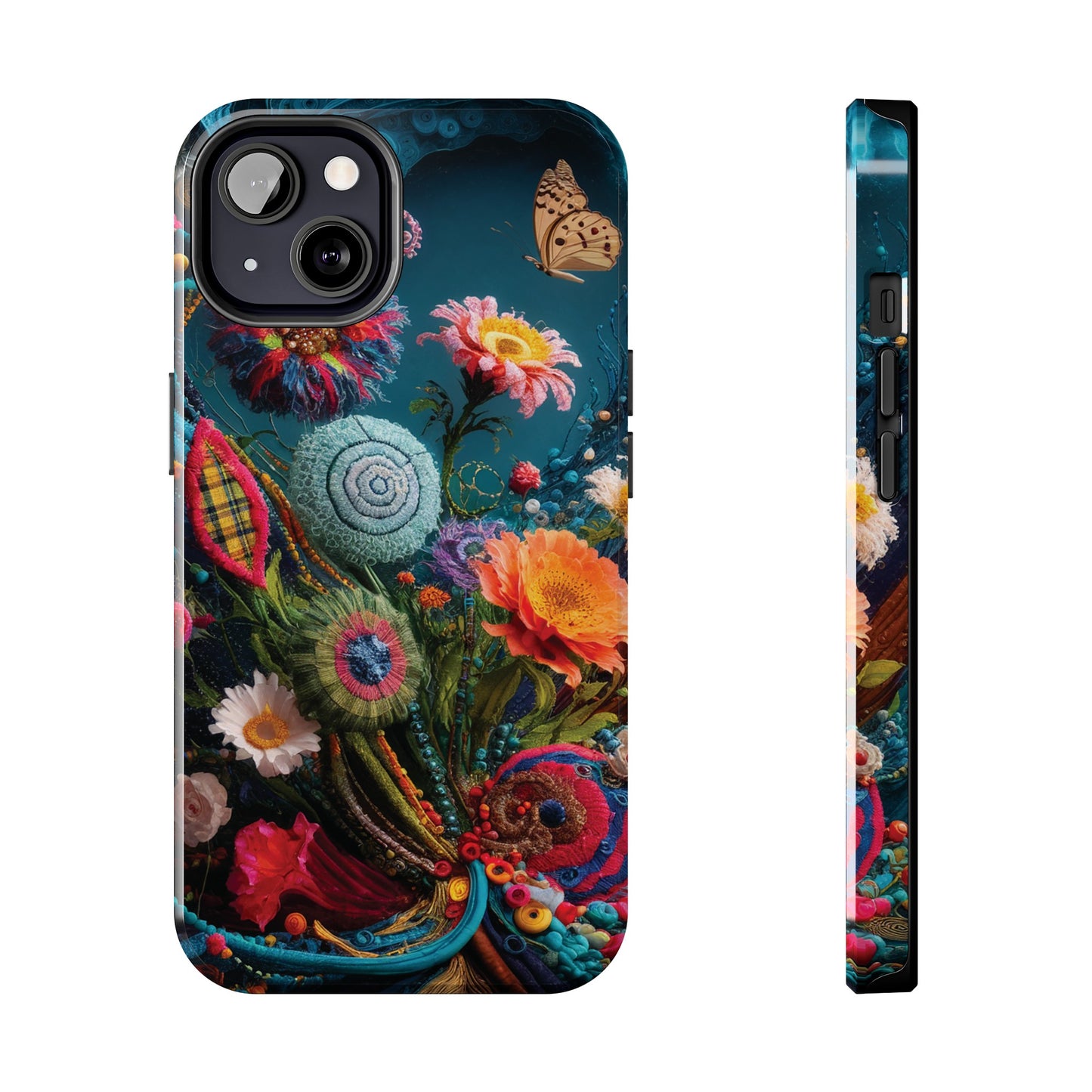 Botanical Sewing Whimsy - Tough Phone Cases