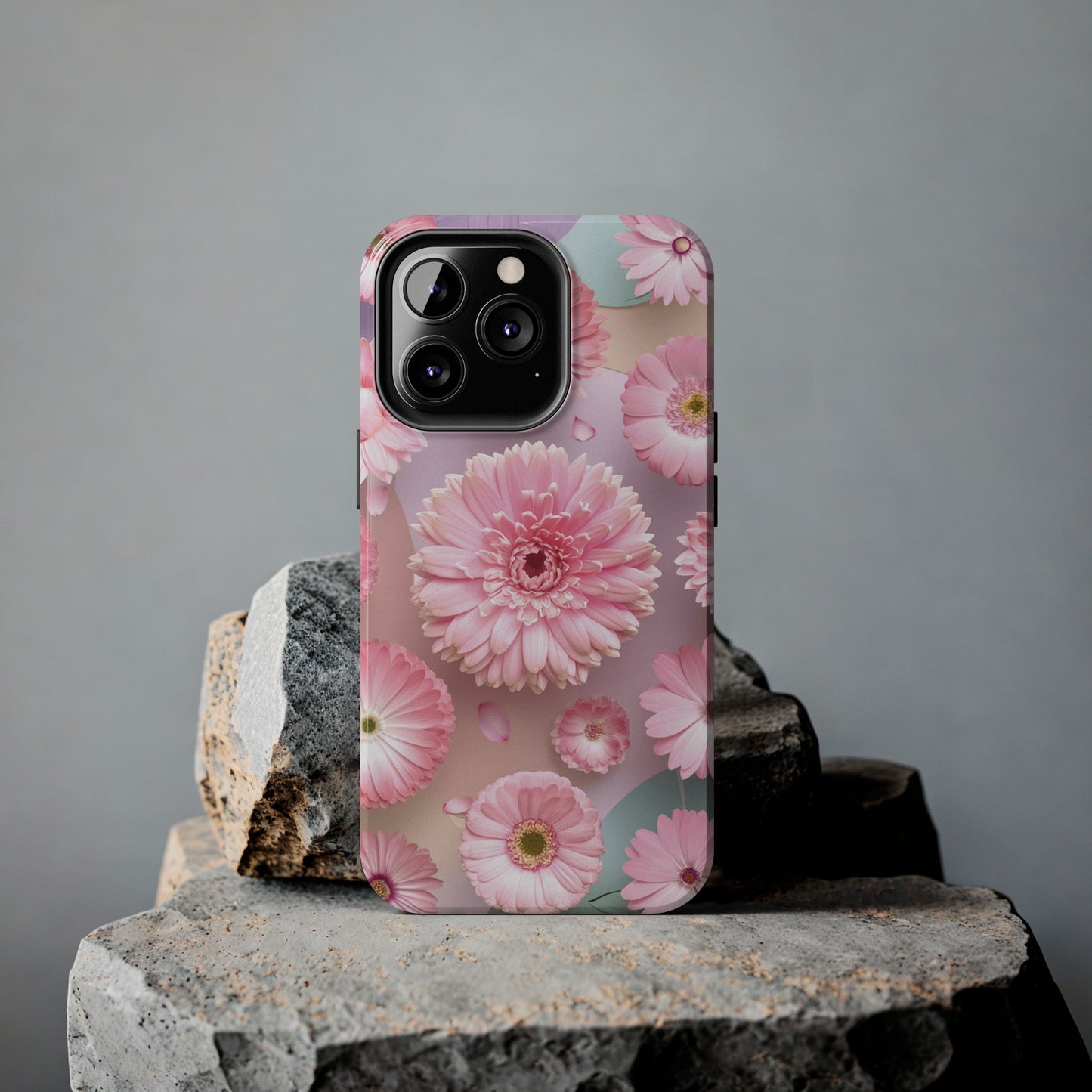Pink Floral Bliss - Tough Phone Cases