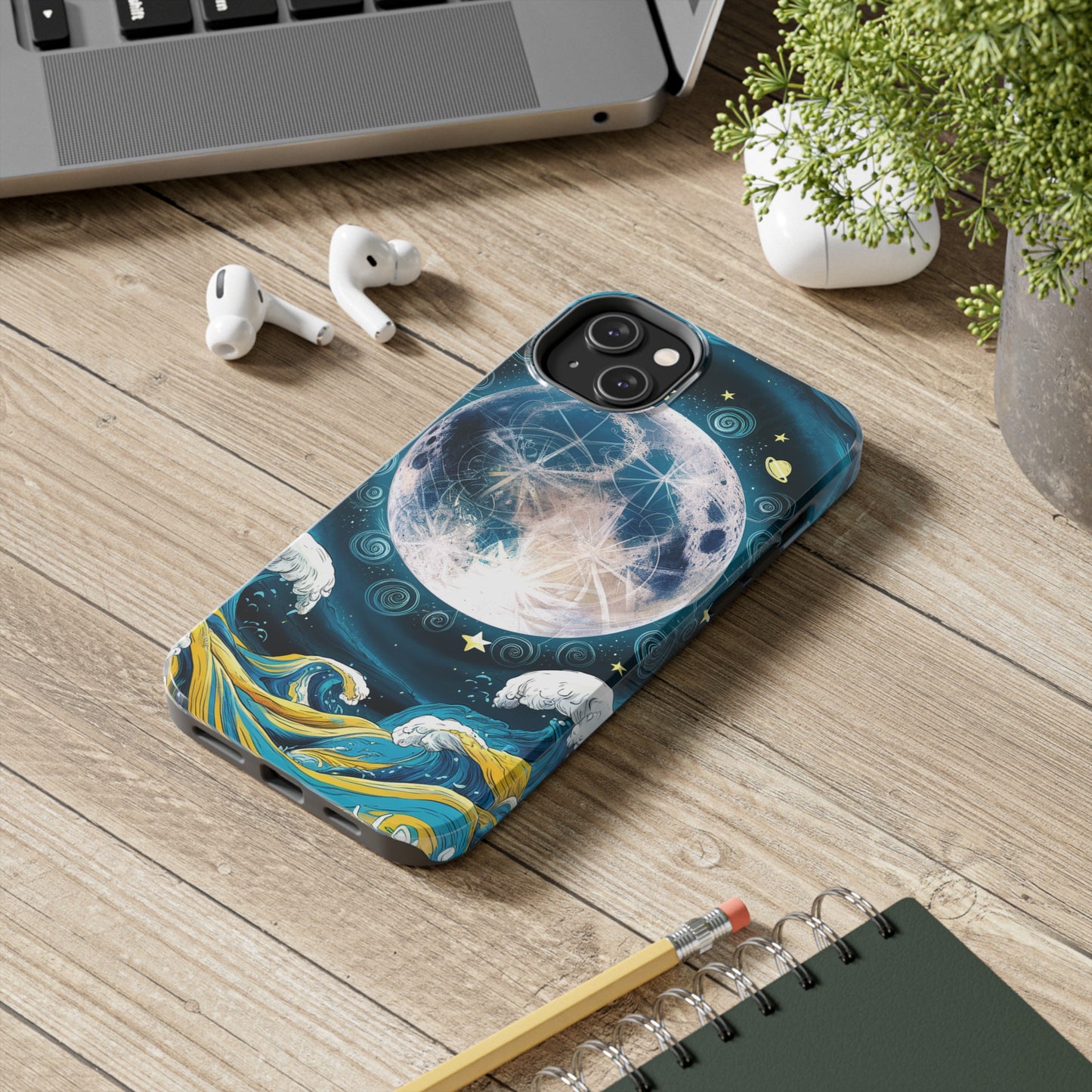 Full Moon Serenity - Tough Phone Cases