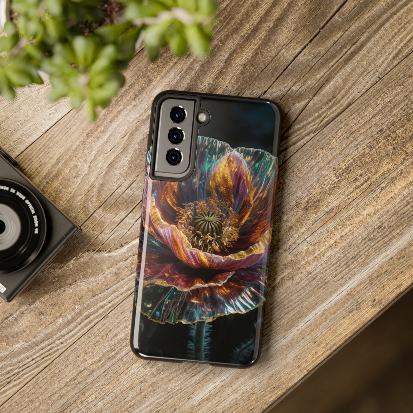 Ethereal Poppy Glow - Tough Phone Cases