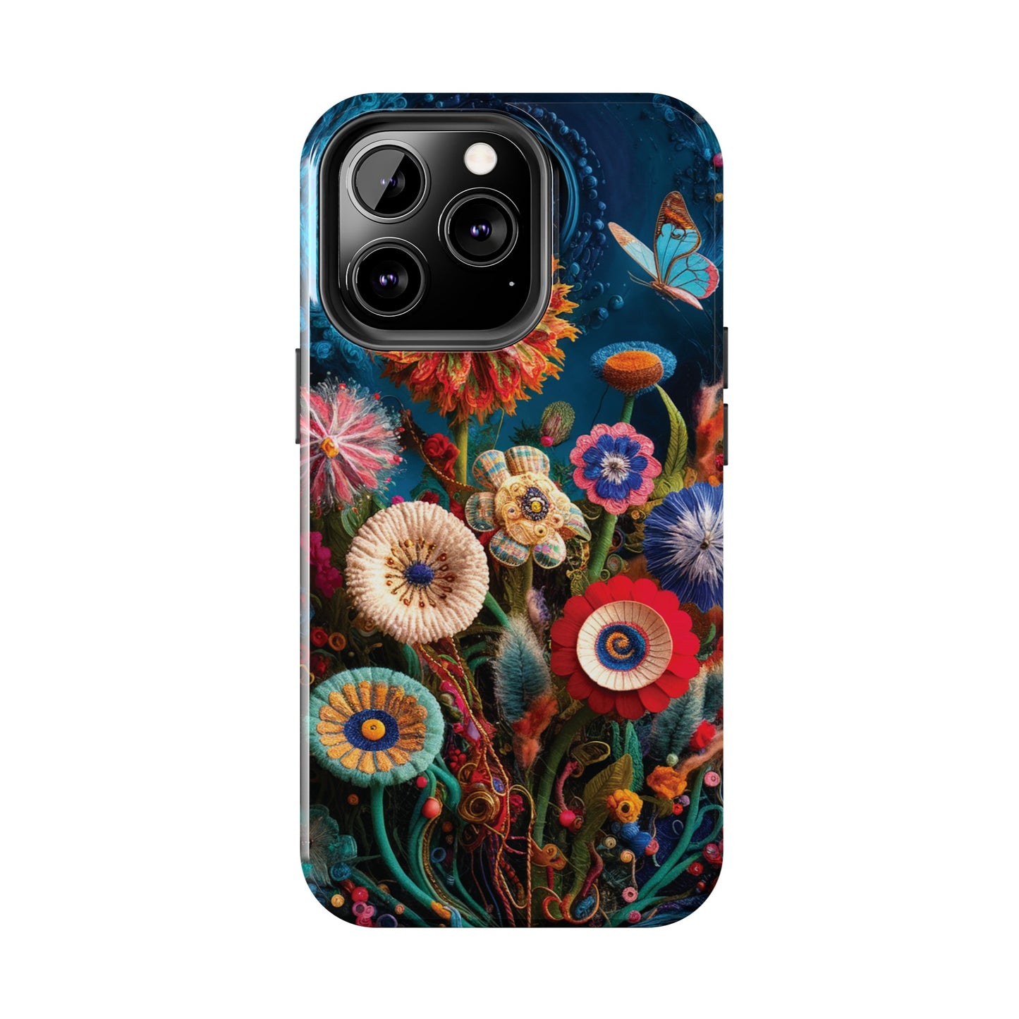 Floral Bloom: Art and Sewing Materials - Tough Phone Cases