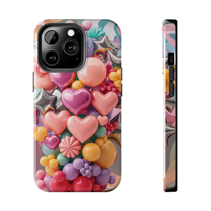 Pastel Dreams: Array of Balloons - Tough Phone Cases