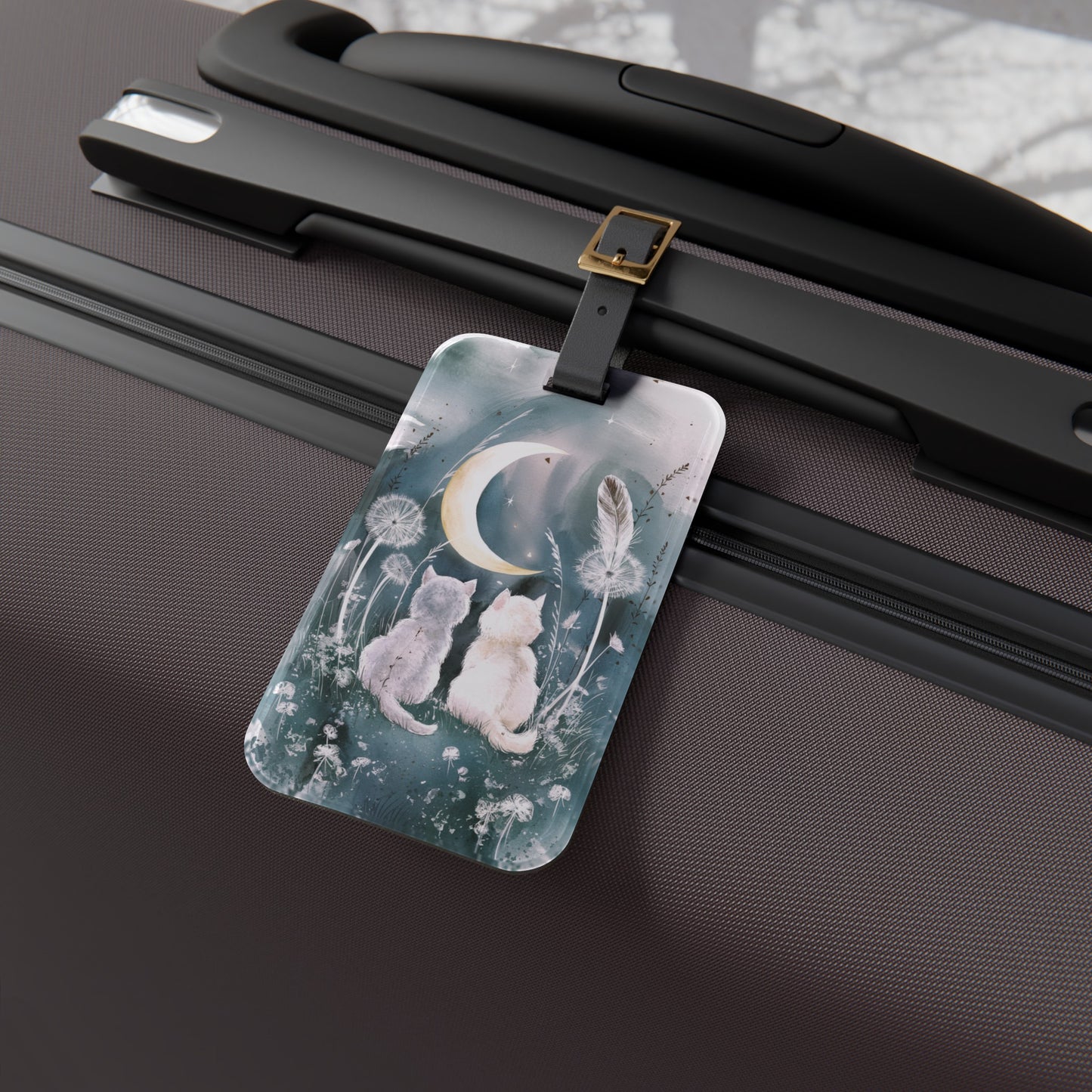 A Pondering Night - Luggage Tag