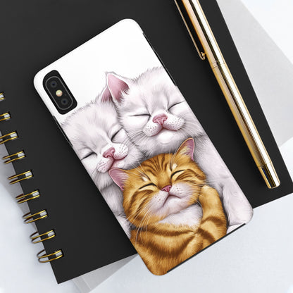 Cat Nap Trio - Tough Phone Cases