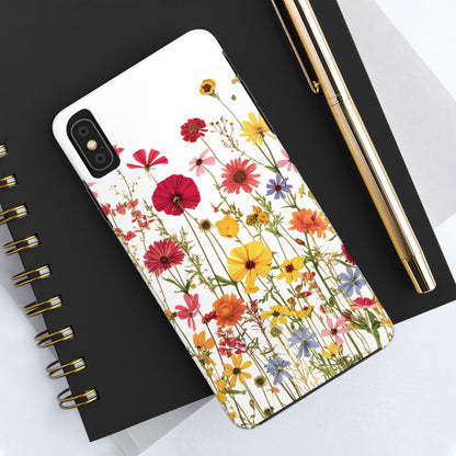 Row of Blooms - Tough Phone Cases